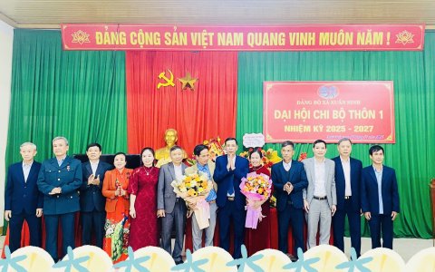 Đại hội Chi bộ 1, xã Xuân Sinh (Đại hội điểm) nhiệm kỳ 2025 - 2027