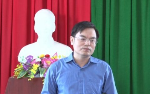 Đoàn công tác của huyện về làm việc với xã Xuân Sinh về chương trình xây dựng NTM nâng cao, NTM kiểu mẫu 