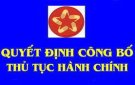 QĐ Về việc công bố Danh mục thủ tục hành chính được sửa đổi trong lĩnh vực Hộ tịch thuộc thẩm quyền giải quyết của Sở Tư pháp/ Uỷ ban nhân dân cấp huyện/Uỷ ban nhân dân cấp xã, tỉnh Thanh Hóa