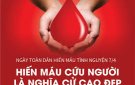 BÀI TUYÊN TRUYỀN HIẾN MÁU TÌNH NGUYỆN NĂM 2024